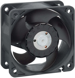 DC axial fan, 24 V, 60 x 60 x 25 mm, 56 m³/h, 43 dB, ball bearing, ebm-papst 624 HH