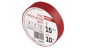 Taśma Izolacyjna Pvc 15Mm / 10M Czerwona F61513 /10Szt./
