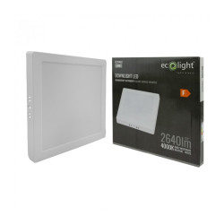 Downlight LED n/t 24W 2640lm 4000K DL-1 kwadrat biały EC20462 EcoLight