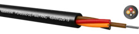 PUR control line PURtronic-UL-Flex FRNC 2-wire, AWG 26, unshielded, black, 215022600