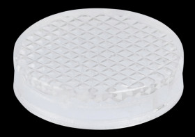 881030 Reflector covering cap, textured, transparent