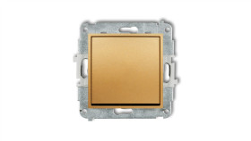 Mini Mechanizm Łącznika Schodowego (Jeden Klawisz Bez Piktogramu) Złoty...