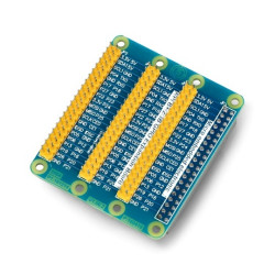 Ekspander wyprowadzeń GPIO HAT - nakładka dla Raspberry Pi 4/3/2/B+ - niebieska