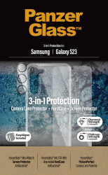 PanzerGlass PANZERB0433+7315 Szkło ochronne na wyświetlacz Samsung Galaxy S23 1 szt. Anti Fingerprint (Odcisk palca), an