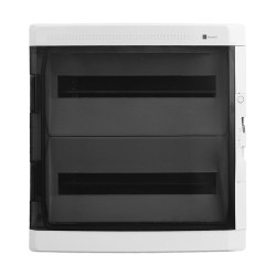 Rozdzielnica natynkowa HIGHT IP65 36 modułowa transparentne drzwi M-L 2x18 940.36