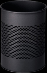 331058 Waste container, 15 l, round, metal, anthracite