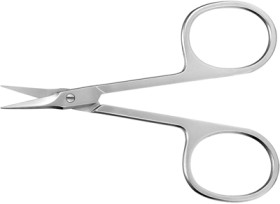 Precision scissors, L 90 mm, 15 g, stainless steel, 361