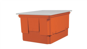 Puszka Do Złącza Odgromowego /Regulowana Głębokość/ Szara R.8145S