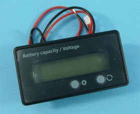 WSKAŹNIK NAŁ.AKU LCD 12V 7-stopni GREEN