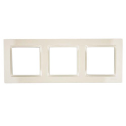 Ramka potrójna kremowa CR3/41 Kontakt Simon10