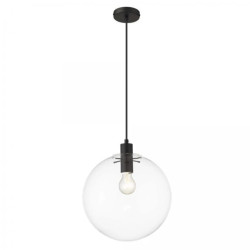 Lampa wisząca Puerto czarna 1xE27 Light Prestige