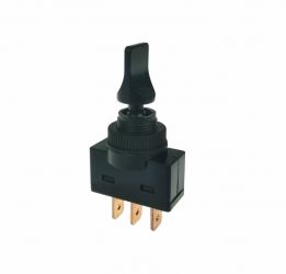 Przełącznik lizak ON-OFF czarny (15B48)