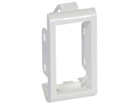 MOSAIC Uchwyt do wąskich ścianek 1 moduł biały do nr. ref. 080010 080290 LEGRAND