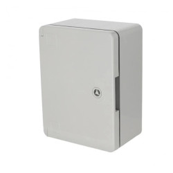 Obudowa standardowa ABS 210x280x130 z ocynkowaną płytą montażową (nieprzezroczysta) szara 800.700.001 HOROZ ELECTRIC