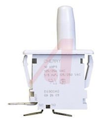 Mikroprzełącznik drzwi, Trzpień, SPDT, 10 A, Szybkozłącze, Poliester termoplastyczny