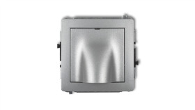 Deco Mechanizm Wypustu Kablowego Srebrny Metalik 7Dwpk