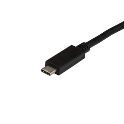 Kabel USB Złącze A USB A Złącze B USB C dł. 500mm Kabel ładujący z USB-A na USB-C USB 3.1 kolor: Czarny