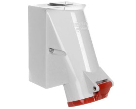 Gniazdo naścienne 2-częściowe 32A 4p 6h 400V IP44 zaciski bezśrubowe MEN421