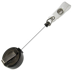 Zawieszka Ski-pass czarna do breloków RFID, identyfikatorów