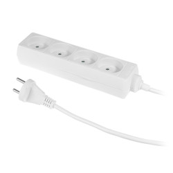Przedłużacz ECO 4X2P biały W-97477