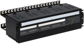 Obudowa z szyną DIN do szaf RACK 19cali A19-TS-35/OB-3U/160