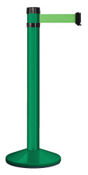Słupek taśmy długość taśmy 4m Słupek odgradzający Zielony