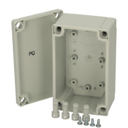 Fibox 6011301 PC 100/60 HG Enclosure, PC Opaque cover