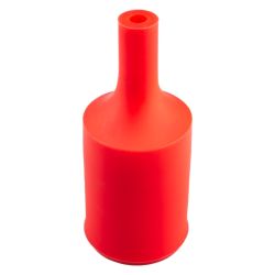 Silikonowa oprawka do żarówki E27 czerwona