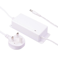 12VDC 5A White Desktop Power Supply 60W UK Plug