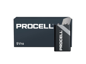 1x Bateria R9V 6LR61 9V Duracell Procell Alkaline Industrial