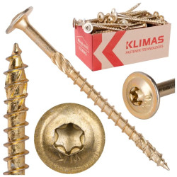 Wkręty ciesielskie z łbem podkładkowym i gniazdem WKCP TX 8,0x120 Wkręt-met /50szt/