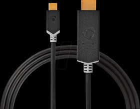 CCBW64655AT10 USB C connector to HDMI connector, gold-plated, 1 m