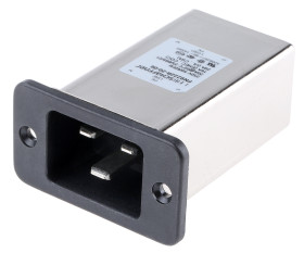 Filtr wejściowy złącza IEC 20A C20 Schaffner Montaż na kołnierzu