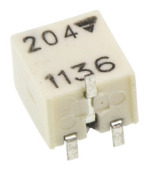 Potencjometr dostrojczy 200kΩ SMD 0.2W 11 -zwoje Regulacja górna 1.5 mm