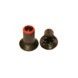 Gałka N-0 CZARNA 6mm