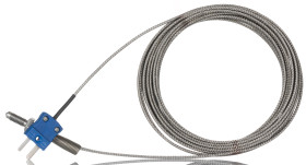Termopara z dyszą K średnica M6 x 1mm długość 5m Wtyk miniaturowy RS PRO