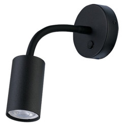 EYE FLEX BLACK S 1xGU10 +wył NOWODVORSKI 9068