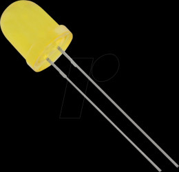 8034Y1D-ESA-E LED 8mm, wired, yellow, 2000 mcd, 60°