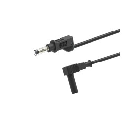 Wtyk, 12A, 600V, kolor: Czarny, dł. 1m, Electro PJP