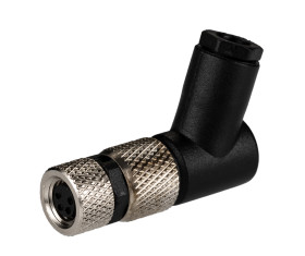 Złącze wielostykowe przemysłowe 4-pinowe M8 Montaż na kablu Gniazdo RS PRO