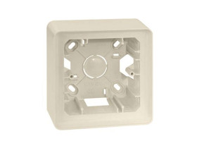 SIMON 82 Puszka natynkowa 1 pojedyncza kremowy 8200750-031 KONTAKT SIMON