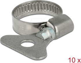 19576 Butterfly Hose Clamp 16 - 25 mm 10 pieces metal