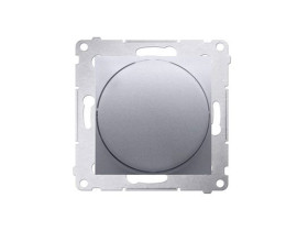 SIMON 54 Ściemniacz 20-500W srebrny mat naciskowo-obrotowy DS9T.01/43 KONTAKT SIMON