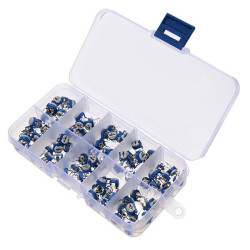Trimpot Potentiometer Assortment Kit - RM065 Horizontal - 100 pcs