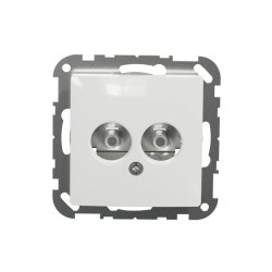 Gniazdo ekwipotencjalne, białe, Sedna Design i Elements SDD111061