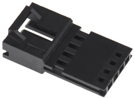 Obudowa złącza 4-pinowe -rzędowe raster: 2.54mm TE Connectivity Żeński Montaż na kablu AMPMODU MTE Złącze jednorzędowe