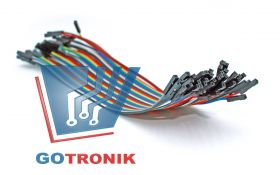 Przewody żeńsko-żeńskie 40szt. 30cm