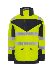 RAIN JACKET CAP HORN - YELLOW - SIZE 3X