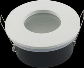 2009 Recessed ceiling ring, GU10, round, white