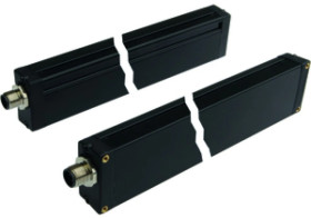 Kurtyna świetlna 100x20x40mm wysokość pola 75 rozdzielczość 4mm Sn: 0,08-0,8m 22-26V DC PNP/NPN złącze M12 4pin/4pin IP65 OY4105